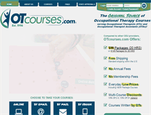 Tablet Screenshot of otcourses.com